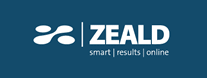Zeald logo blue-background small