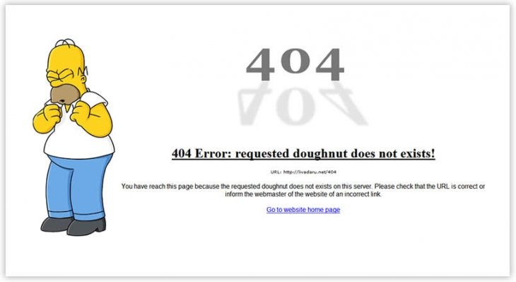 Custom 404 Web Page